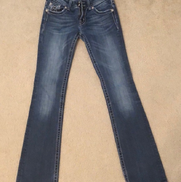 Miss Me Boot Cut Jeans Size 27 - Picture 3 of 7